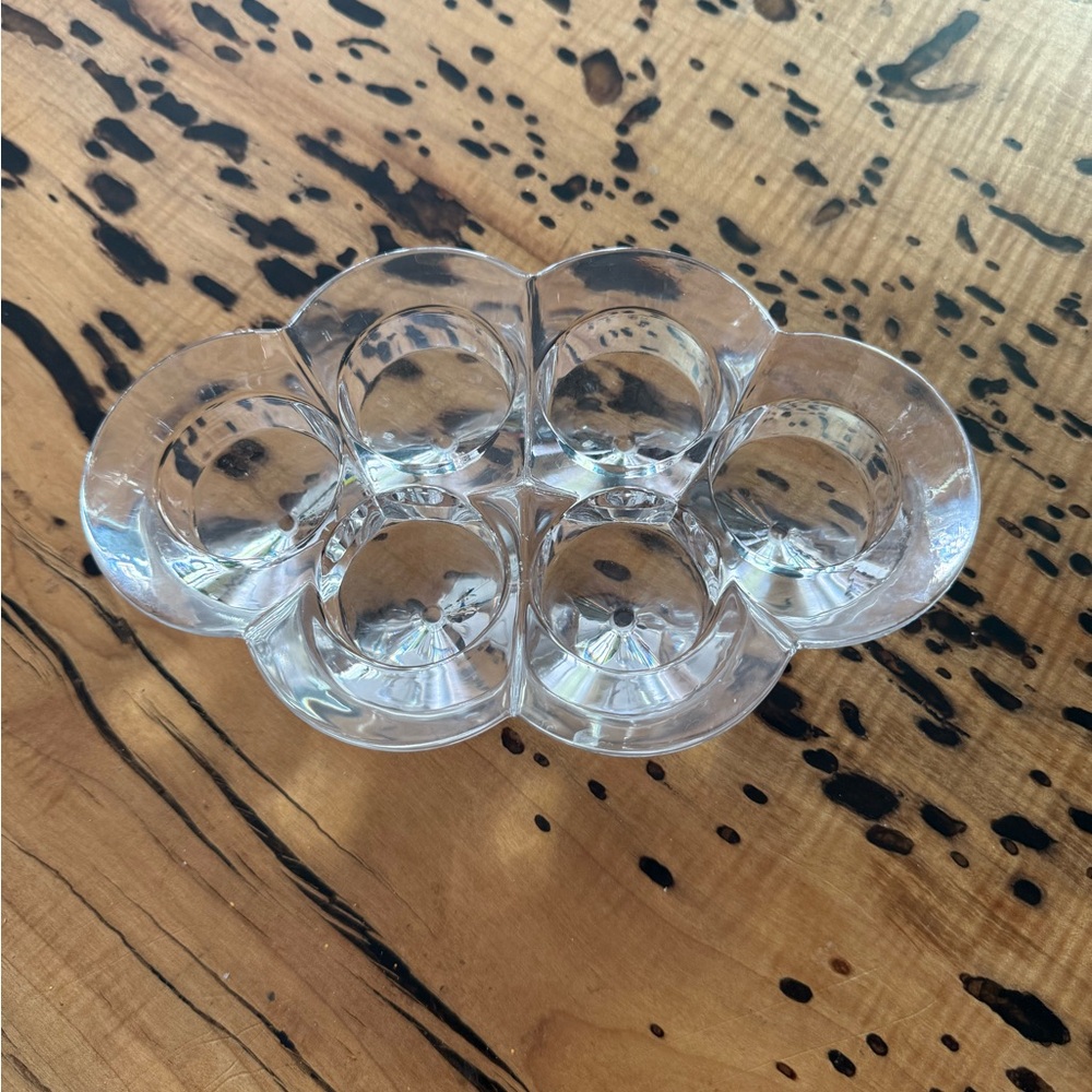 Clear Glass candlestick